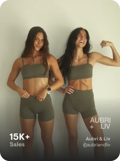 Aubri & Liv — 15K+ sales