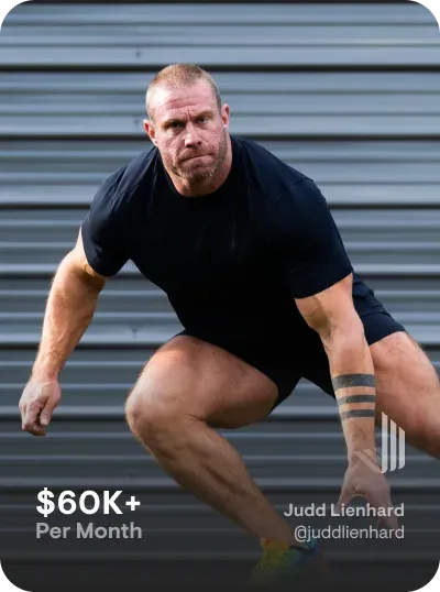 Judd Lienhard — $60K+ per month